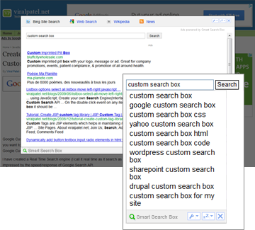 Smart Search Box for Google Chrome
