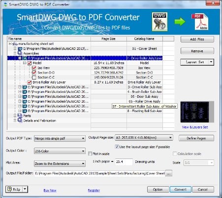 SmartDWG DWG to PDF Converter