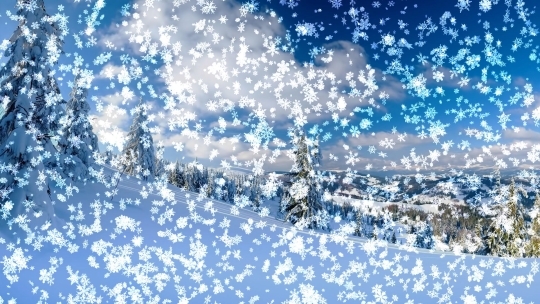 Snowy Desktop 3D Animated Wallpaper & Screensaver