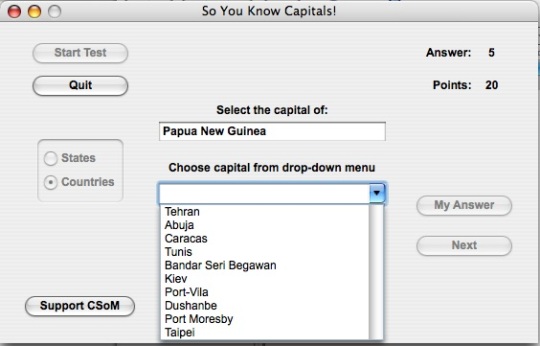 So You Know Capitals