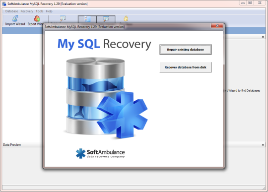 SoftAmbulance MySQL Recovery