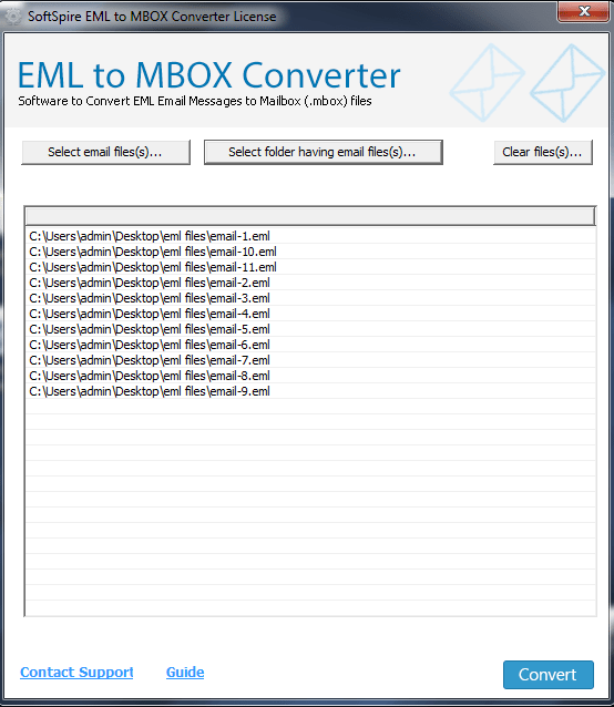 SoftSpire EML to MBOX Converter