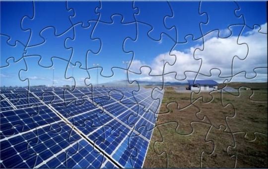 Solar Energy Plant Puzzle Game