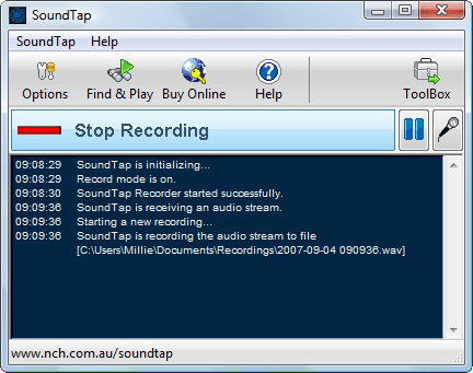 SoundTap Streaming Audio Recorder Free