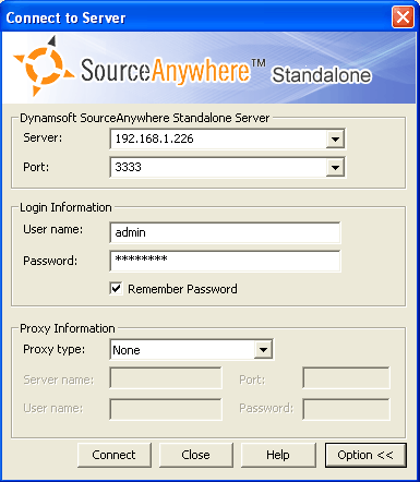 SourceAnywhere Standalone Server Edition