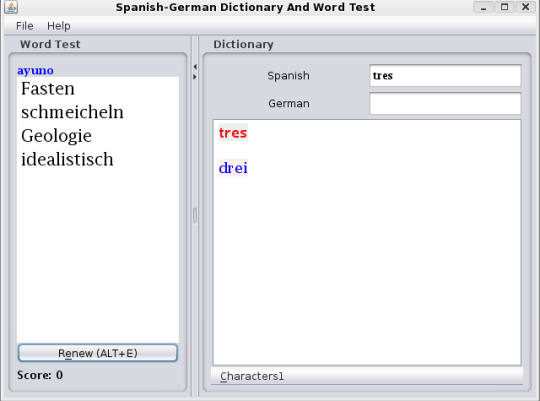 Spanish German Joyful Dictionary