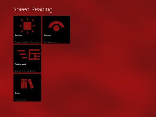 Speed Reading for Windows 8