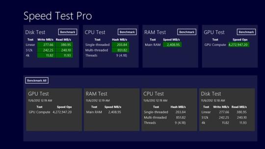 Speed Test Pro for Windows 8