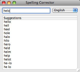 Spelling Corrector