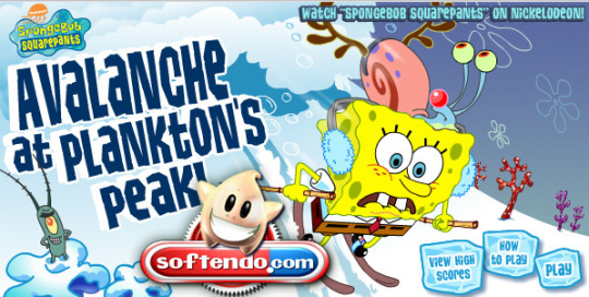 Spongebob Avalanche at Planktons Peak