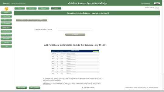 Spreadsheet-design Database