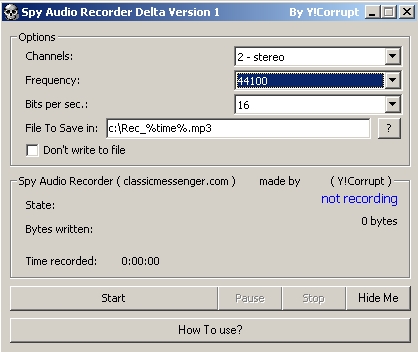 Spy Audio Recorder