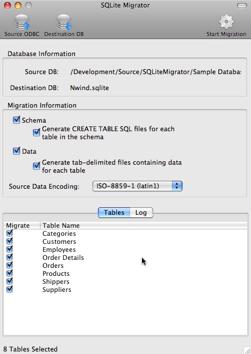 SQLite Migrator