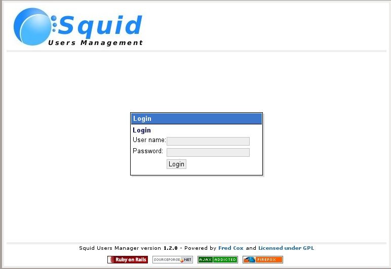 Squid Users Manager