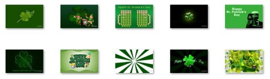 St. Patrick's Day Windows 7 Theme
