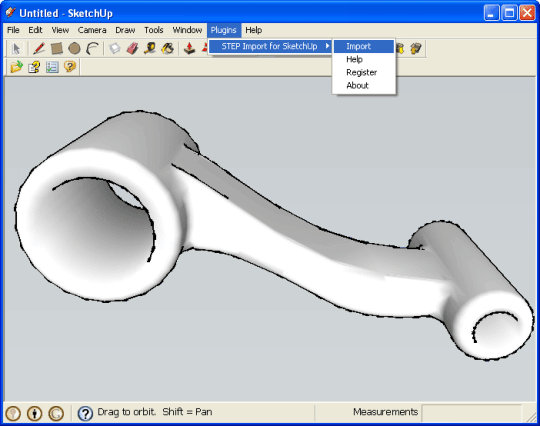 STEP Import for SketchUp