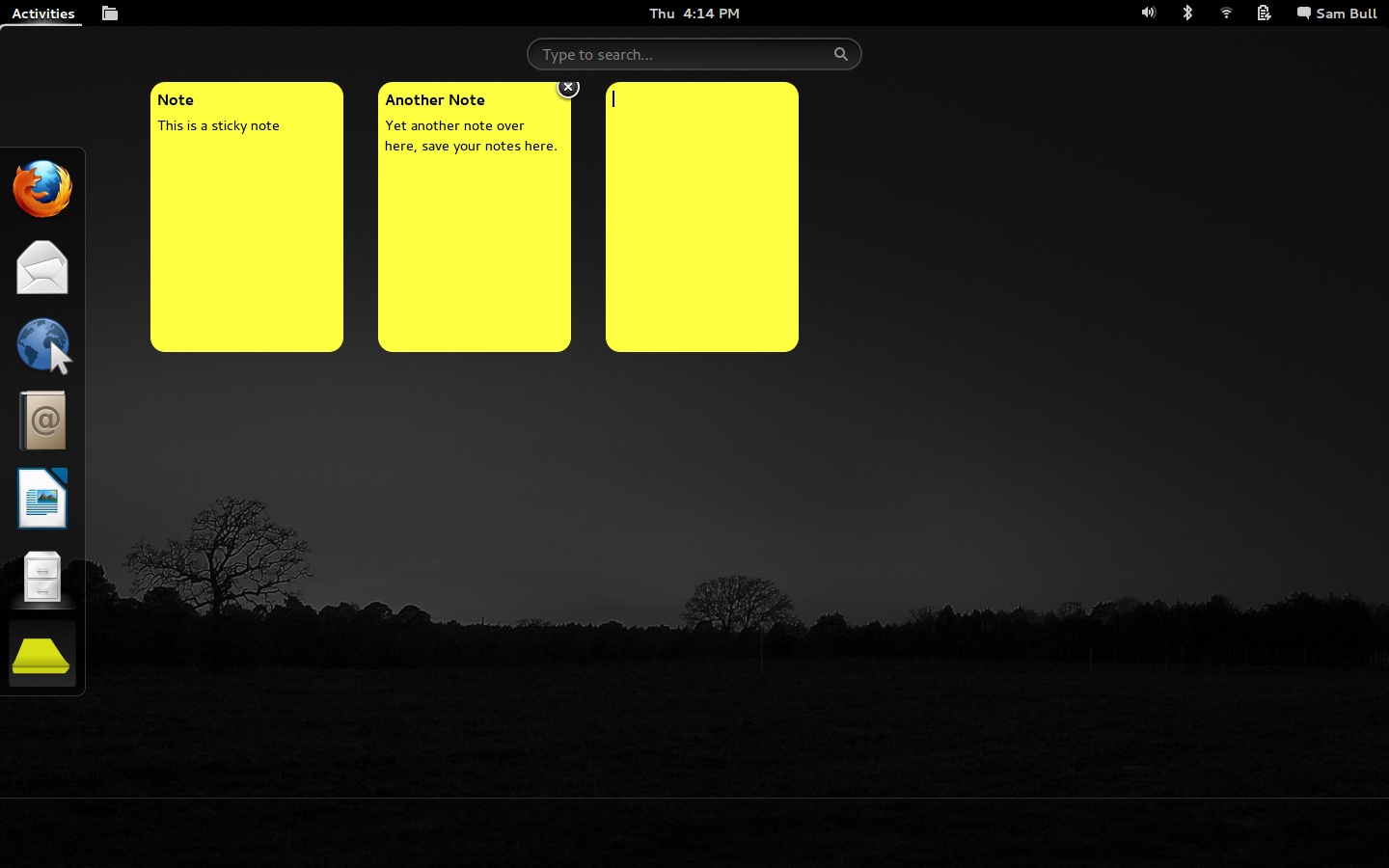 Sticky Notes View