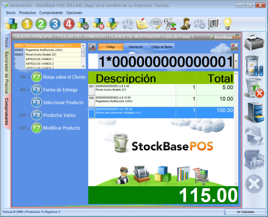 StockBase POS 2012 Spanish Edition