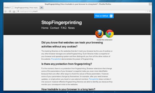 StopFingerprinting