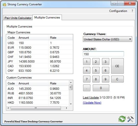 Strong Currency Converter