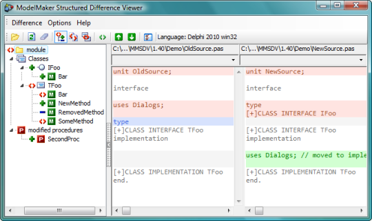 Structured Diff Viewer