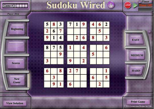 Sudoku Wired Game 1