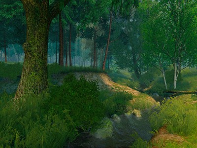 Summer Forest 3D Screensaver