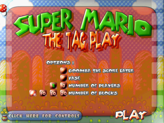 Super Mario Tag Play
