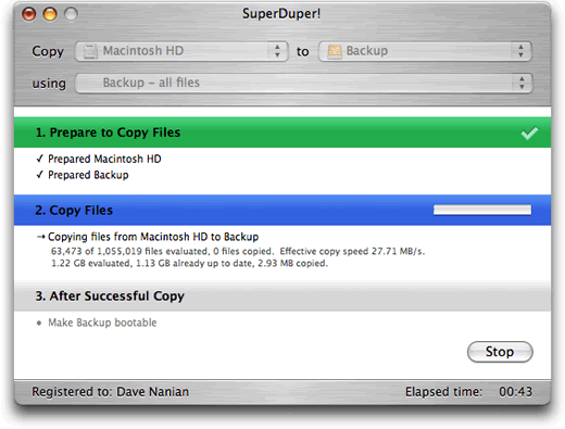 Make Backup. IMYFONE D-back Mac. File prepare