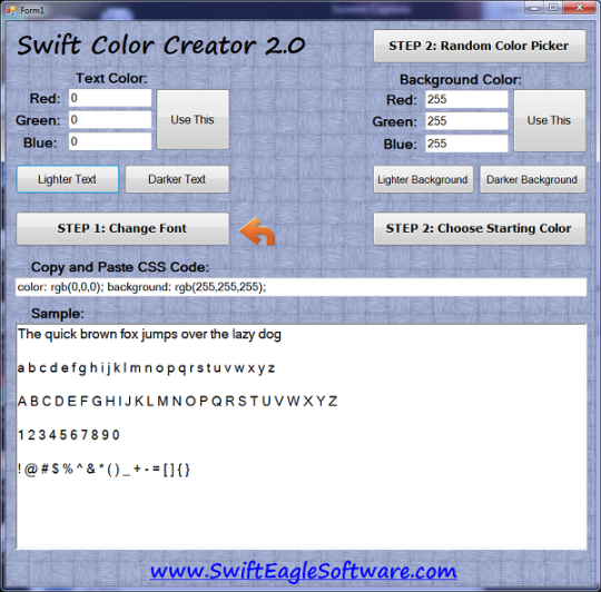 Swift Color Creator