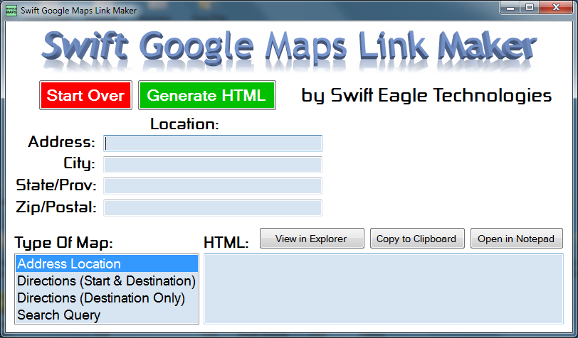 Swift Google Maps Link Maker