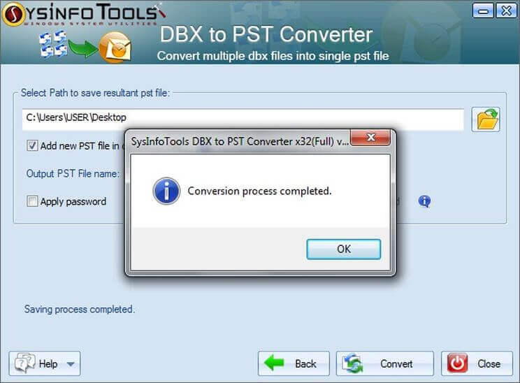 SysInfoTools DBX To PST Converter