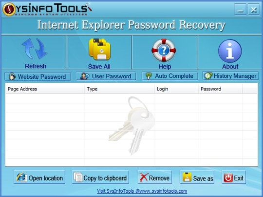 SysInfoTools IE Password Recovery