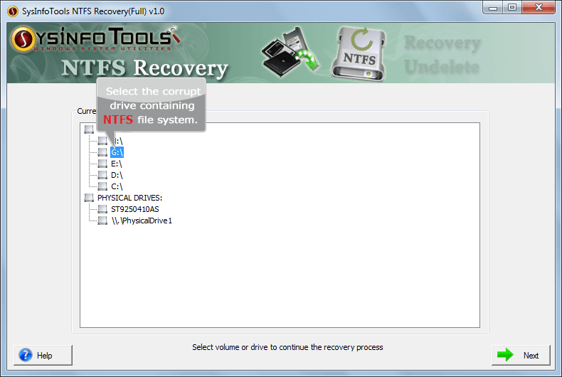 SysInfoTools NTFS Recovery