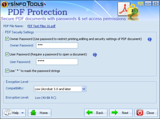 SysInfoTools PDF Protection