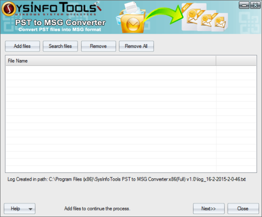 SysInfoTools PST to MSG Converter