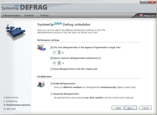 SystemUp Defrag 2009