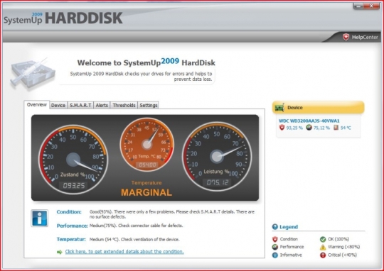 SystemUp Harddisk 2009
