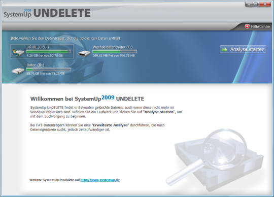 SystemUp Undelete 2009