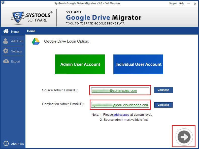 SysTools Google Drive Migrator