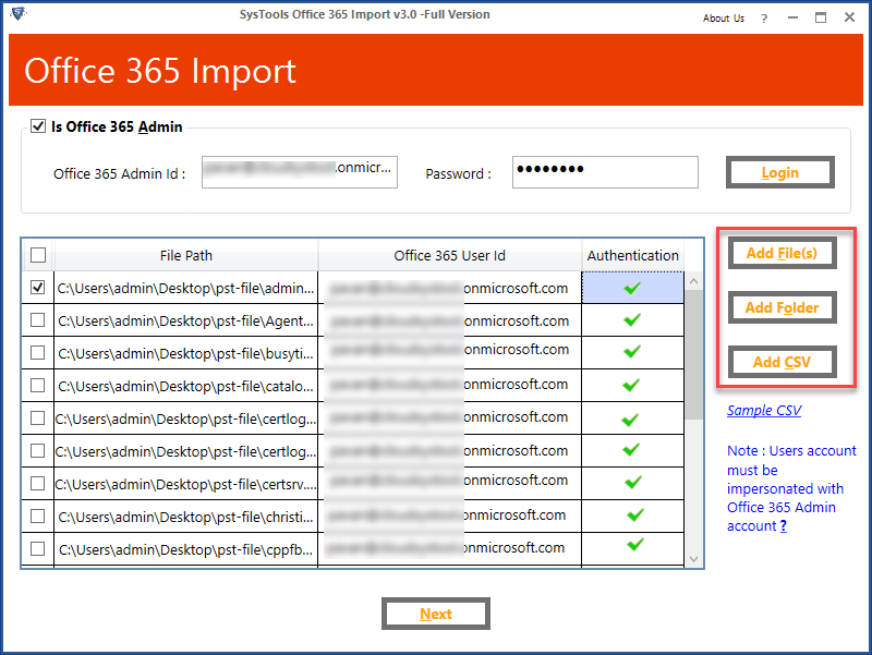 Импорт PST В Office 365. Systools активация. PST файл. Office 365 login.
