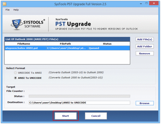 SysTools PST Upgrade