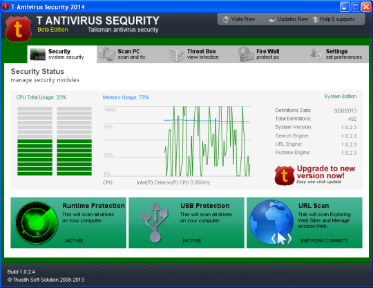 T Antivirus Security 2014 Beta