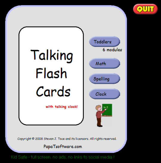 Talking Flash Cards