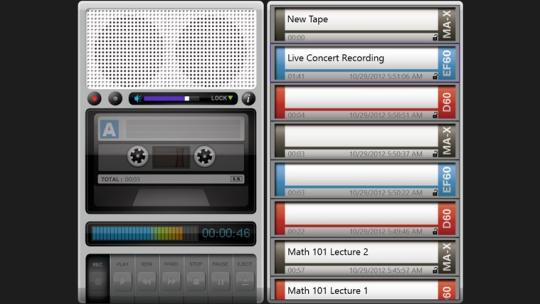 Tape Recorder for Windows 8