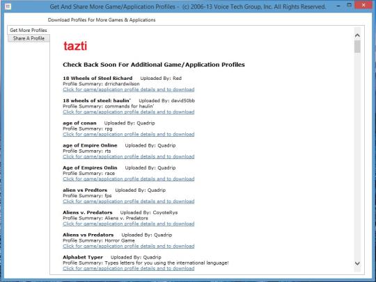Tazti Speech Recognition Software