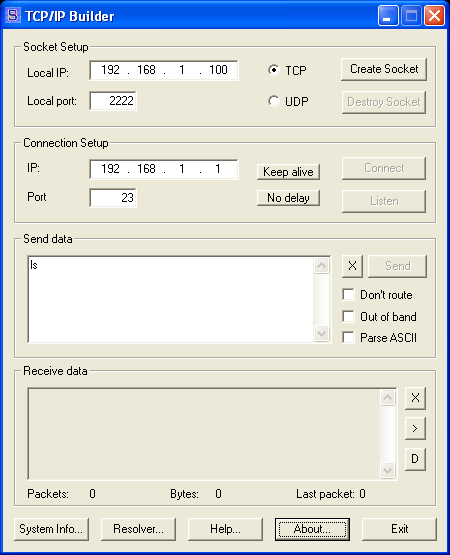 TCP/IP Builder