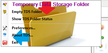 Temporary Data Storage Folder