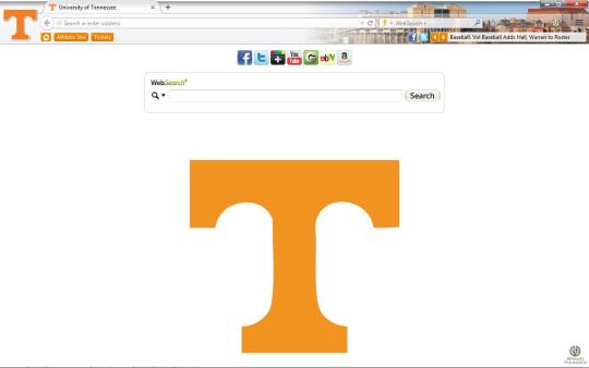 Tennessee Volunteers Theme for Firefox
