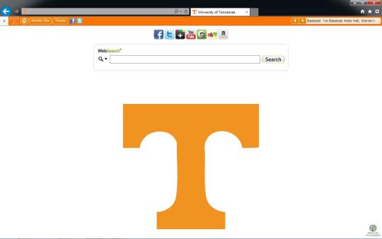 Tennessee Volunteers Theme for Internet Explorer